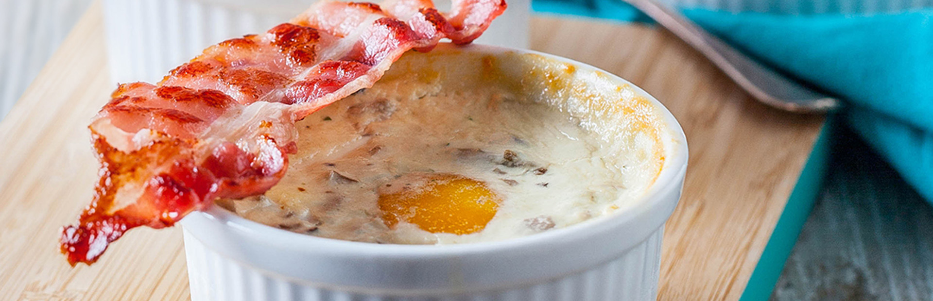 Recipe | Egg Cocotte with Boursin® | Boursin® Canada