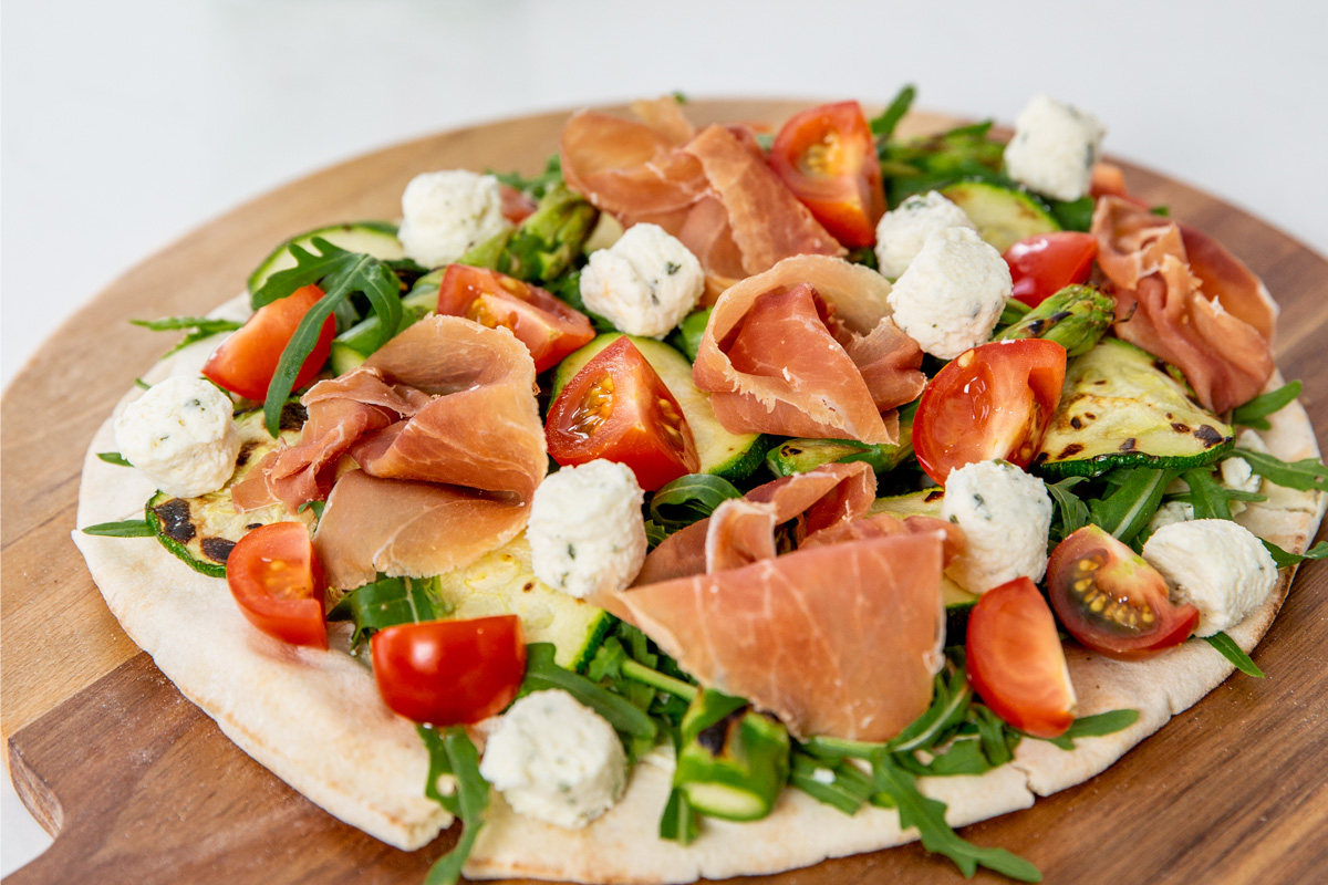 Recette | Pizza pain plat et Boursin® Mini | Boursin® Canada